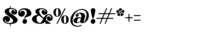 Dream Shine Regular Font OTHER CHARS