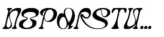 Dream Theatrion Dream theatrion Italic Font LOWERCASE