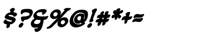 Dreamland Display Bold Italic Font OTHER CHARS