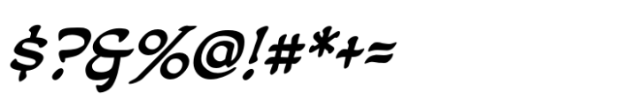 Dreamland Display Italic Font OTHER CHARS