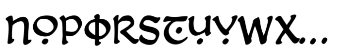 Dreamland Display Regular Font LOWERCASE