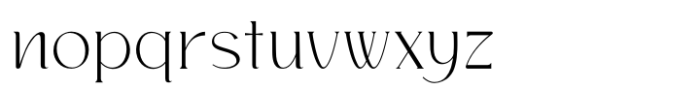 Dreamrise Regular Font LOWERCASE