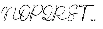 Dreamy Angel Italic Font UPPERCASE
