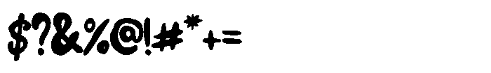 Dreamy Chaos Font OTHER CHARS