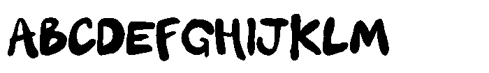 Dreamy Chaos Font UPPERCASE