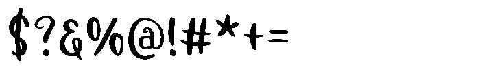 Dreamy Chotaf Font OTHER CHARS