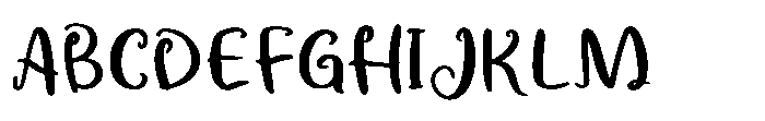 Dreamy Chotaf Font UPPERCASE