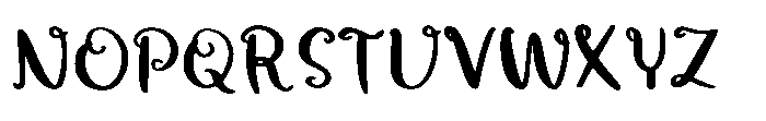 Dreamy Chotaf Font UPPERCASE