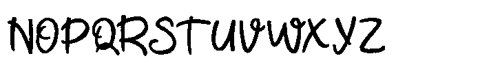 Dreamy Stroke Font UPPERCASE