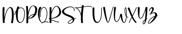Dreamy Summer Regular Font UPPERCASE