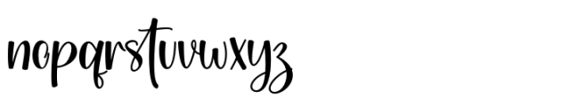 Dreamy Summer Regular Font LOWERCASE