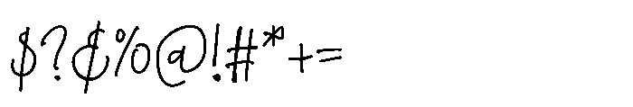 Dreamy Summertime Regular Font OTHER CHARS