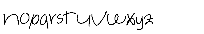 Dreamy Summertime Regular Font LOWERCASE