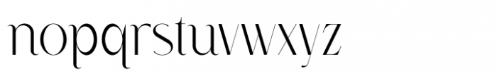 Dree Display Alternate Font LOWERCASE