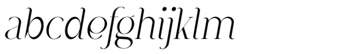 Dree Italic Font LOWERCASE