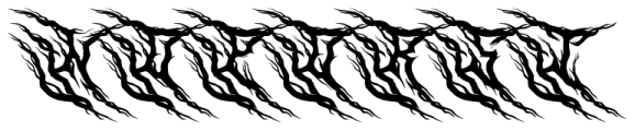 Drether Devil Font UPPERCASE