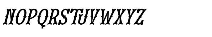 Drexia Italic Font UPPERCASE