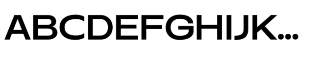 Drifto Bold Expanded Font UPPERCASE