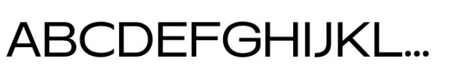 Drifto Medium Expanded Font UPPERCASE