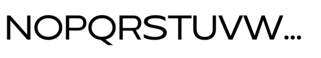 Drifto Medium Expanded Font UPPERCASE