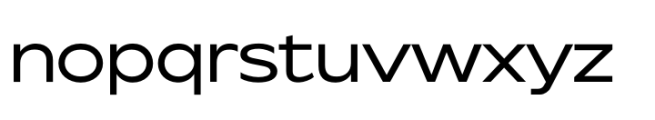 Drifto Medium Expanded Font LOWERCASE