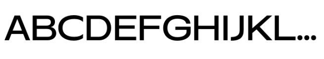 Drifto Semi Bold Expanded Font UPPERCASE