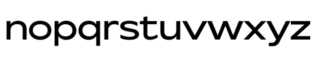 Drifto Semi Bold Expanded Font LOWERCASE