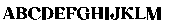 Drigha Font UPPERCASE