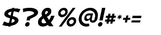 Drigt Italic Font OTHER CHARS