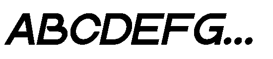 Drigt Italic Font UPPERCASE
