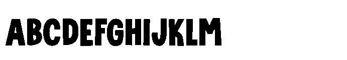 Drinking Song Bold Font UPPERCASE