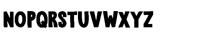 Drinking Song Bold Font LOWERCASE