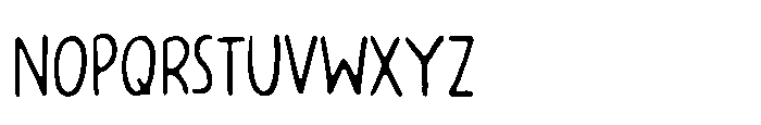 Drinking Song Hand Regular Font LOWERCASE