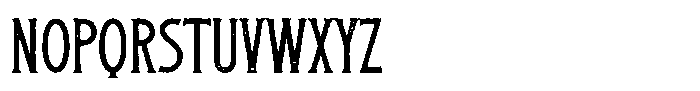 Drip Theory Rough Font LOWERCASE