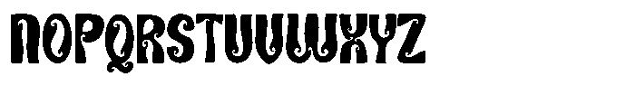 Dripadelic Font UPPERCASE