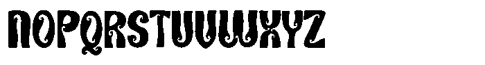Dripadelic Font LOWERCASE