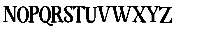 Dripfang Serif Font UPPERCASE