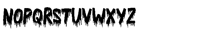 Dripping Blood Font UPPERCASE