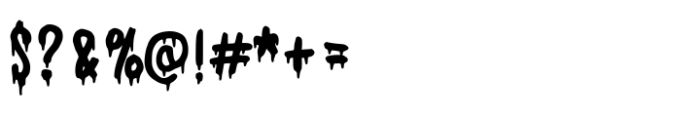 Dripping Marker 2.0 Font OTHER CHARS