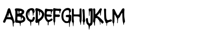 Dripping Marker 2.0 Font UPPERCASE