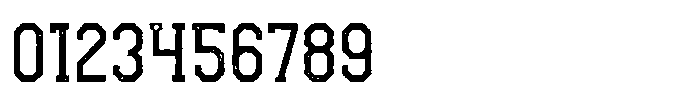 Drive Scout Aged Font OTHER CHARS