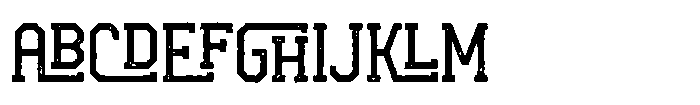 Drive Scout Aged Font UPPERCASE