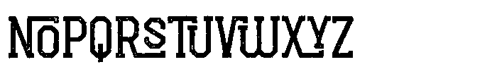 Drive Scout Aged Font UPPERCASE