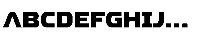 Driveform Font UPPERCASE
