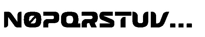 Driveform Font LOWERCASE
