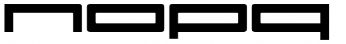 Driven Unicase Extended Black Font LOWERCASE