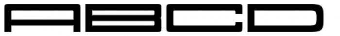 Driven Unicase Extended Bold Font UPPERCASE