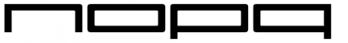 Driven Unicase Extended Bold Font LOWERCASE