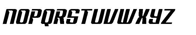 Drivery Enrich Italic Font UPPERCASE
