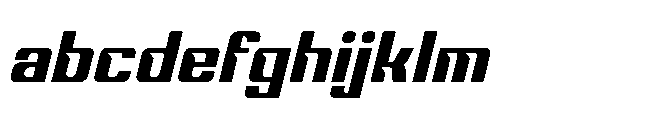 Drivery Enrich Italic FONT